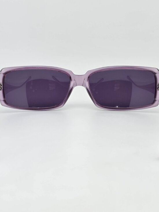 GF Ferre FF55403 Crystal Dark Purple Frame Dark Purple Lens Sunglasses Italy main image 12